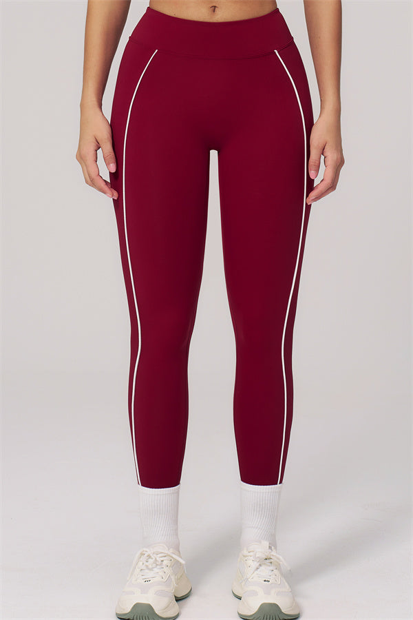 Fitglutes Activewear Clarity Contour Line sports bra and leggings 2-piece set, featuring sleek design and contour detailing for workout comfort