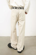 Men's baggy jeans with pockets by Trendsi, showing relaxed fit denim with front and back pockets for casual style.