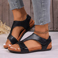 Open toe flats sandals by Shopimist featuring a sleek design, comfortable fit, and stylish open-toe detail for casual wear.