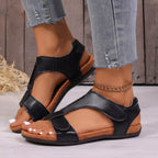 Open toe flats sandals by Shopimist featuring a sleek design, comfortable fit, and stylish open-toe detail for casual wear.