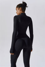 Fitglutes Activewear Eloise 3-piece matching set with sports bra, jacket, and leggings for workout and gym activities.