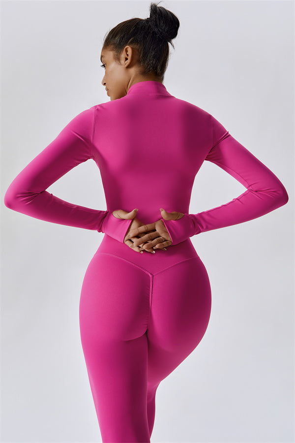Fitglutes Activewear Eloise 3-piece matching set includes sports bra, leggings, and jacket for gym and workout activities.