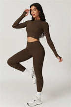 Fitglutes Activewear 3-piece set includes Eloise jacket, sports bra, and leggings, stylish gymwear for workout and active lifestyle.