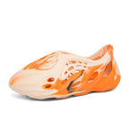 Trendsi hollow-out flat sandals with open toes and cut-out design, stylish footwear for casual summer wear