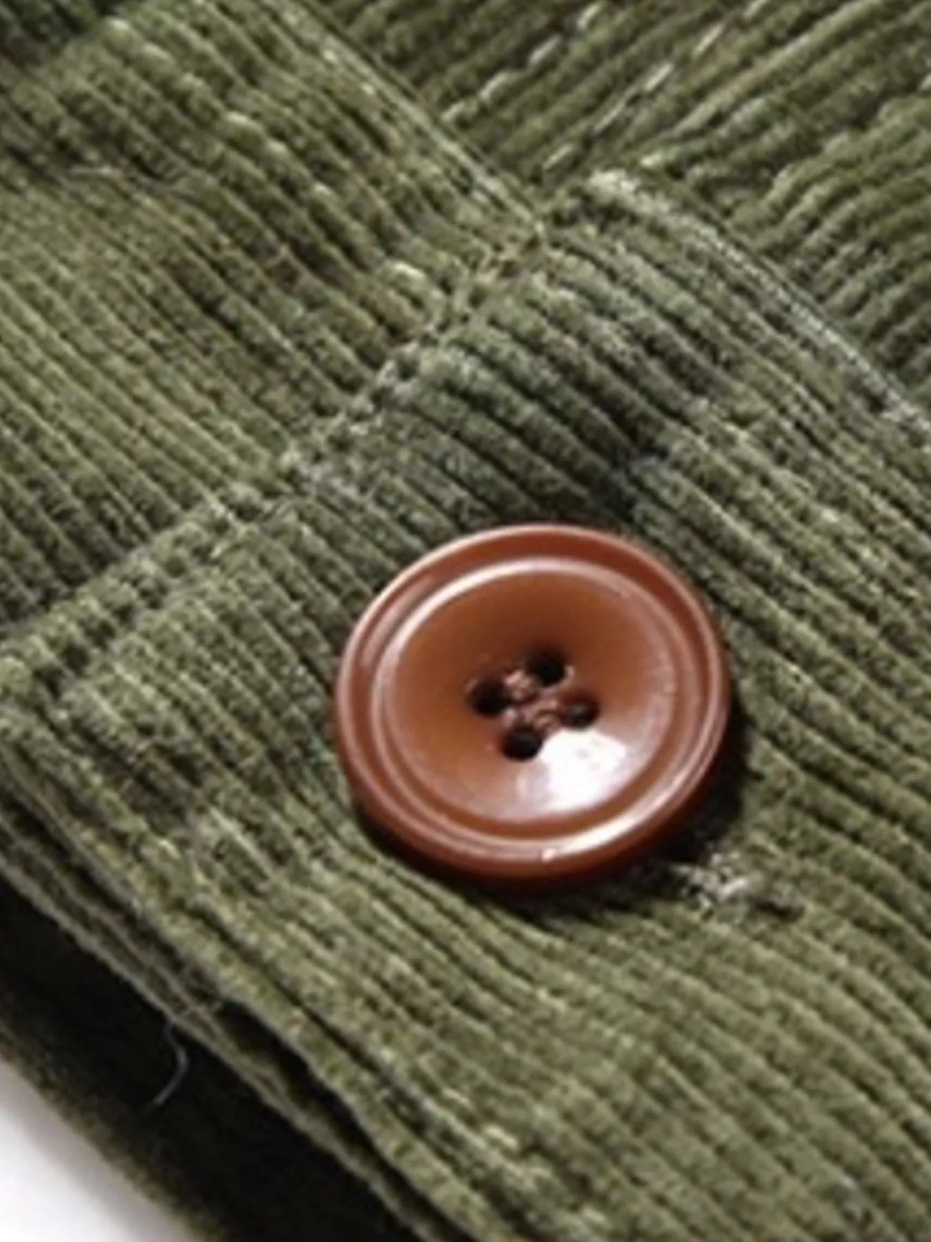 Men's plus size vintage corduroy casual jacket by Shopimist, shown in rich textured fabric with classic collar and button front.
