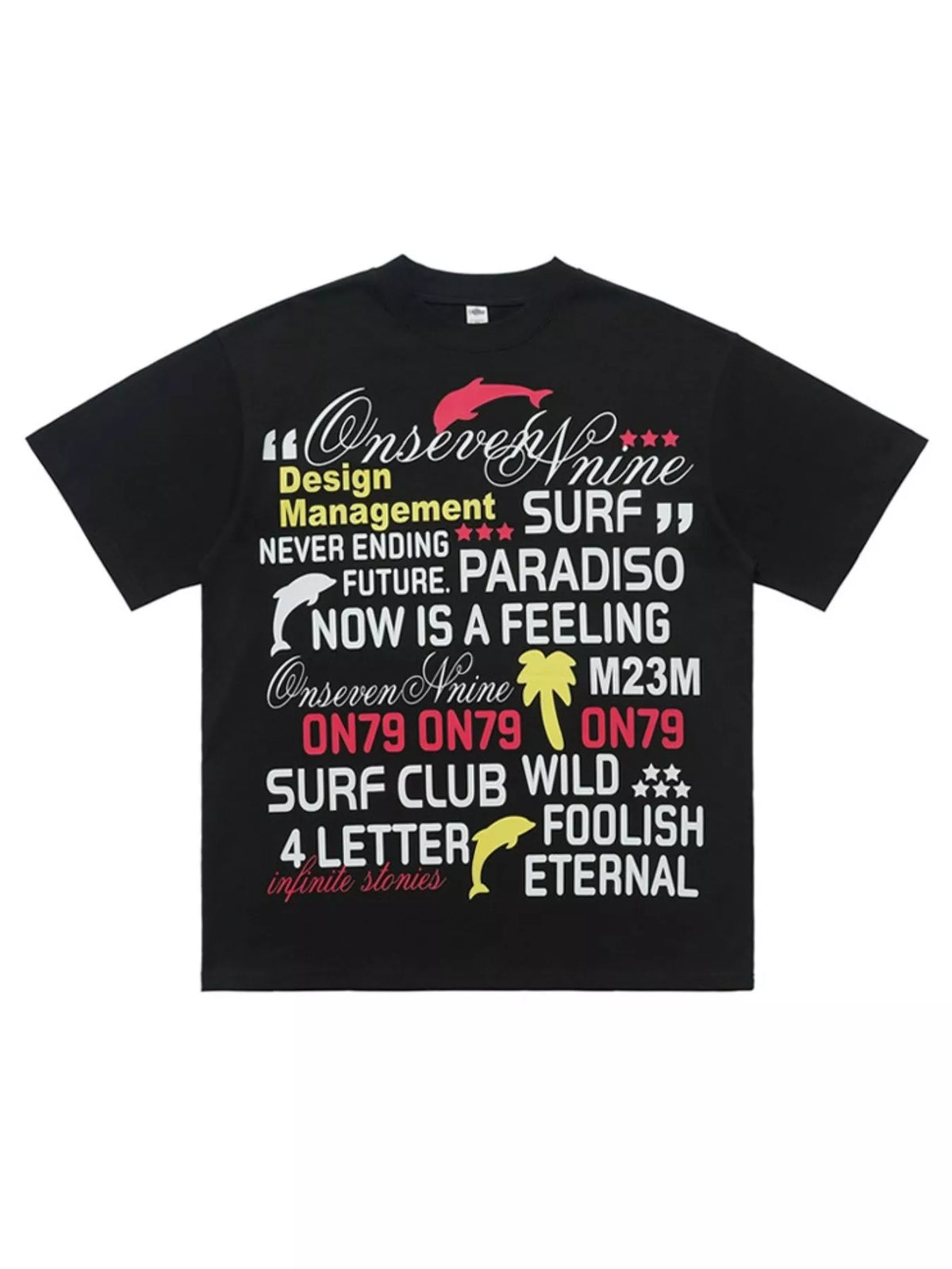 Men's Trendsi letter round neck short sleeve T-shirt, white cotton casual top with printed alphabet design, front view.