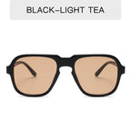 Vintage large rim sunglasses by Plush Fashion Hub, stylish driving and fashion shades with bold frames and dark lenses.