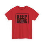 Wear Your Worship Keep Going T-Shirt from The Weight Collection, casual graphic tee with inspirational design.