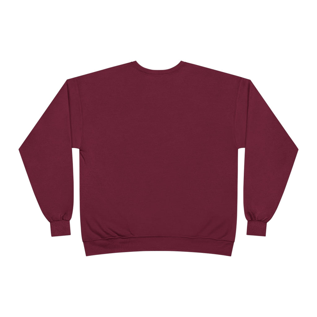 Jesus Crown crewneck sweatshirt by Wear Your Worship featuring gold script inspirational design on a cozy pullover.