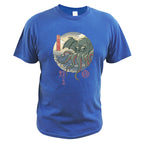 Classic white cotton short-sleeve T-shirt by FitiqueFit, featuring a casual streetwear style and comfortable fit.