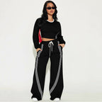 Relaxed Chic Striped Lounge Set