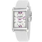 Locman men's classic watch with a sleek design and white dial, featuring a leather strap and stainless steel case.