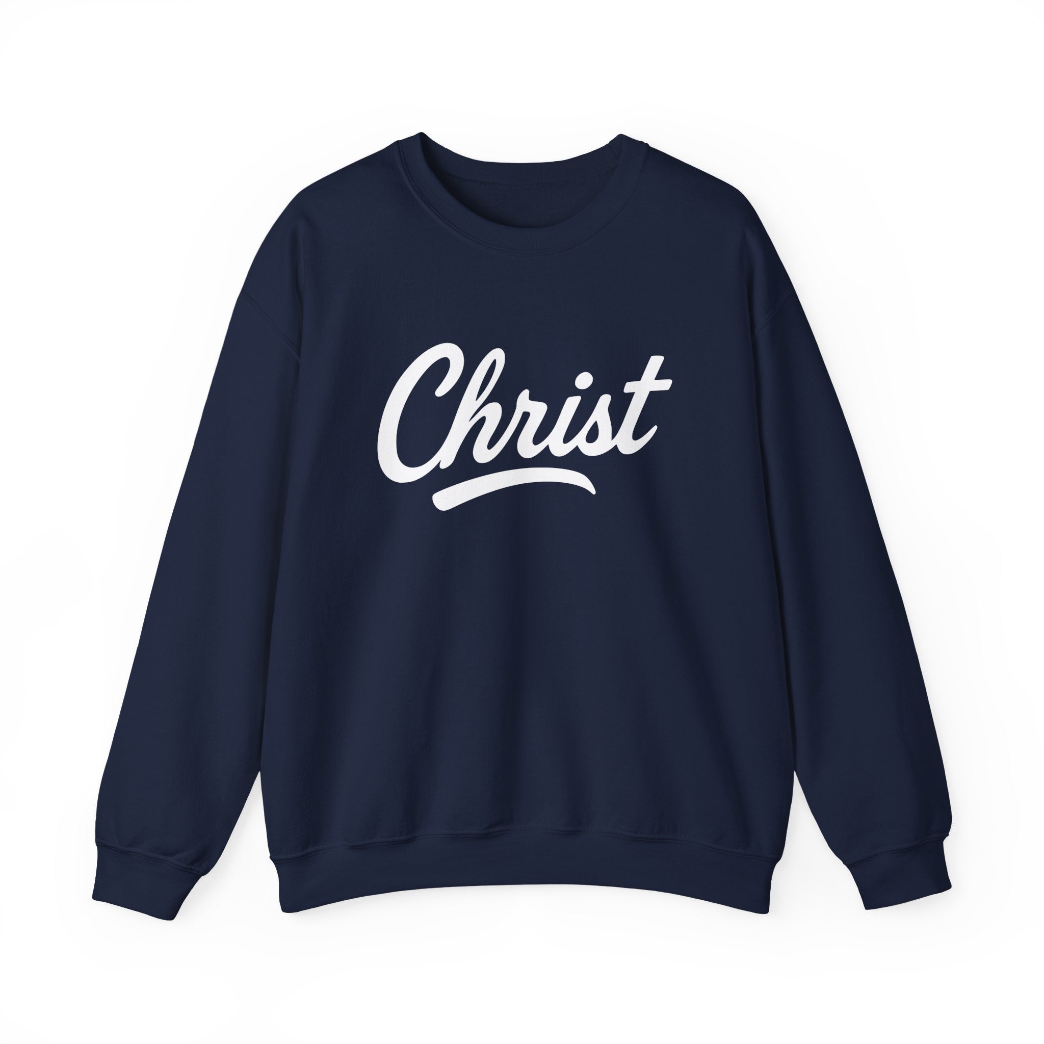 Unisex Christ sweatshirt with Colossians 3:17 inspirational quote, featuring a crewneck design from Wear Your Worship.