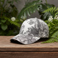 Unisex floral print dome crown baseball cap by FitiqueFit, featuring a colorful floral pattern and adjustable one size fit.