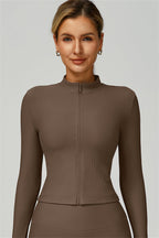 Fitglutes Activewear 3-piece set with sports bra, jacket, and leggings for workout, gym, and fitness activities.