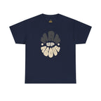 Black men's T-shirt from Wear Your Worship featuring Colossians 3:2 inspired faith streetwear design.