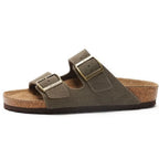 Shopimist double buckle open toe sandals featuring stylish straps and a comfortable sole, perfect for warm weather wear.