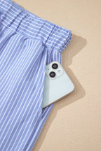 Lilian Dolman Sleeve Polo Shirt Set by Threaded Pear, short set with a polo top and matching shorts, in soft fabric.