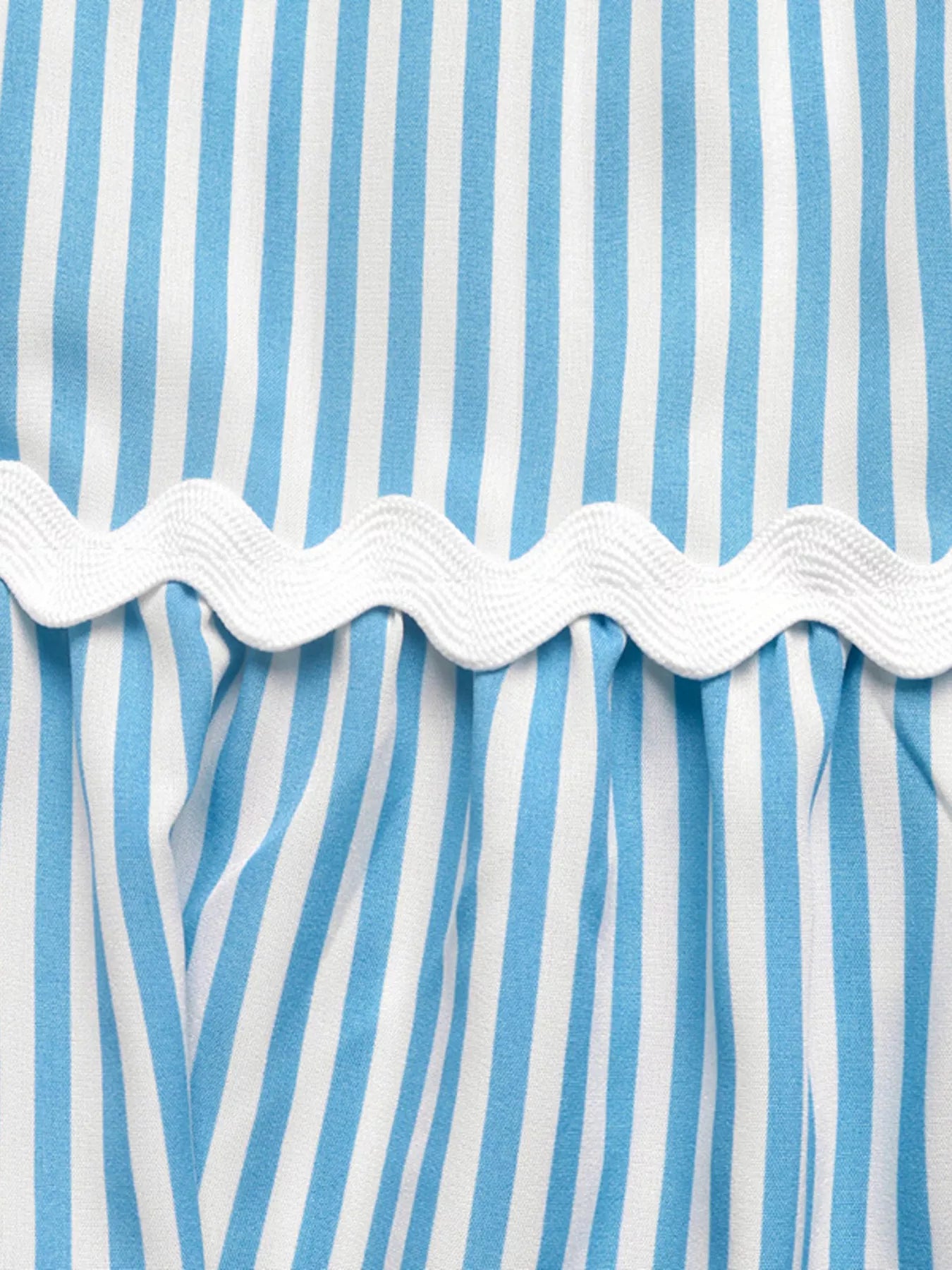 Striped sleeveless tiered midi dress by Trendsi featuring a flowy design and horizontal stripe pattern.