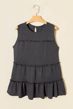 Threaded Pear Macie a Line Tank Top, stylish sleeveless tank top with a fitted design, shown in a natural fabric and color.