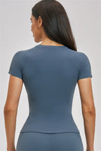 Fitglutes Activewear Zenith T-shirt and shorts 2-piece set, stylish gymwear for workout and sports activities.