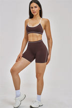 Fitglutes Activewear sports bra and shorts 2-piece set, designed for workouts with supportive sports bra and matching gym shorts.