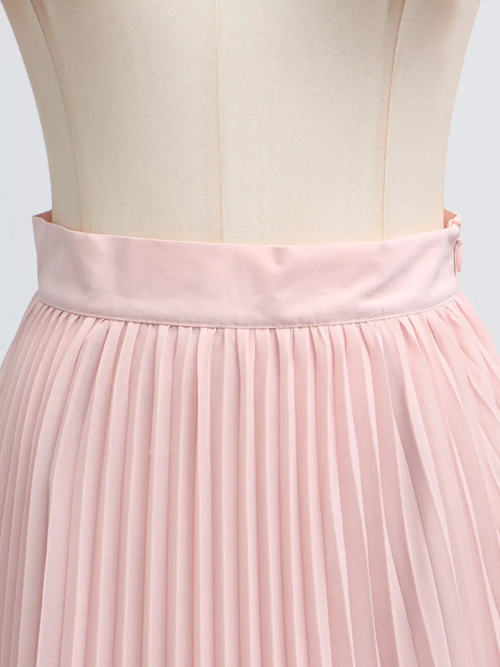 Shopimist frill lapel collar top with matching pleated skirt set, featuring stylish design and elegant fabric details.