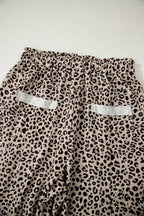 Aitana Leg Terry Knit Pants by Threaded Pear, stylish casual pants made of soft terry knit fabric, displayed on a model.
