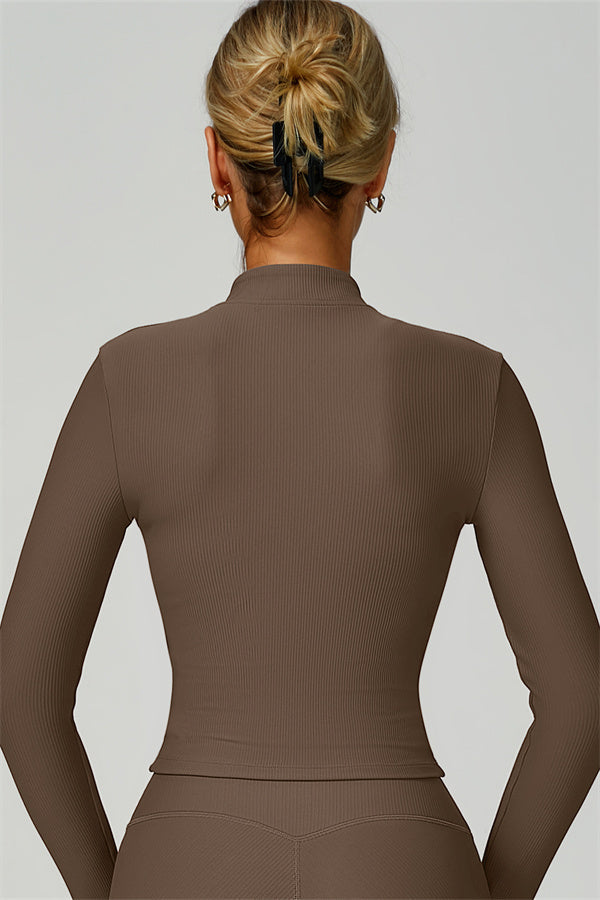 Fitglutes Activewear sports bra, jacket, and leggings set featuring a sleek design, perfect for gym workouts and activewear fashion.