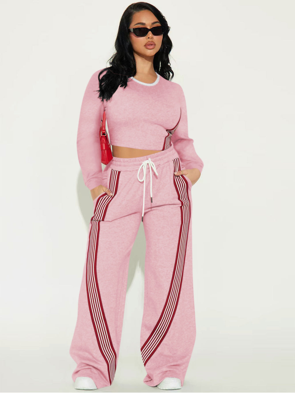 Relaxed Chic Striped Lounge Set
