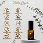 Timeless Organics Skin Care Timeless Eye Serum in a sleek bottle, designed to reduce puffiness and dark circles around the eyes.