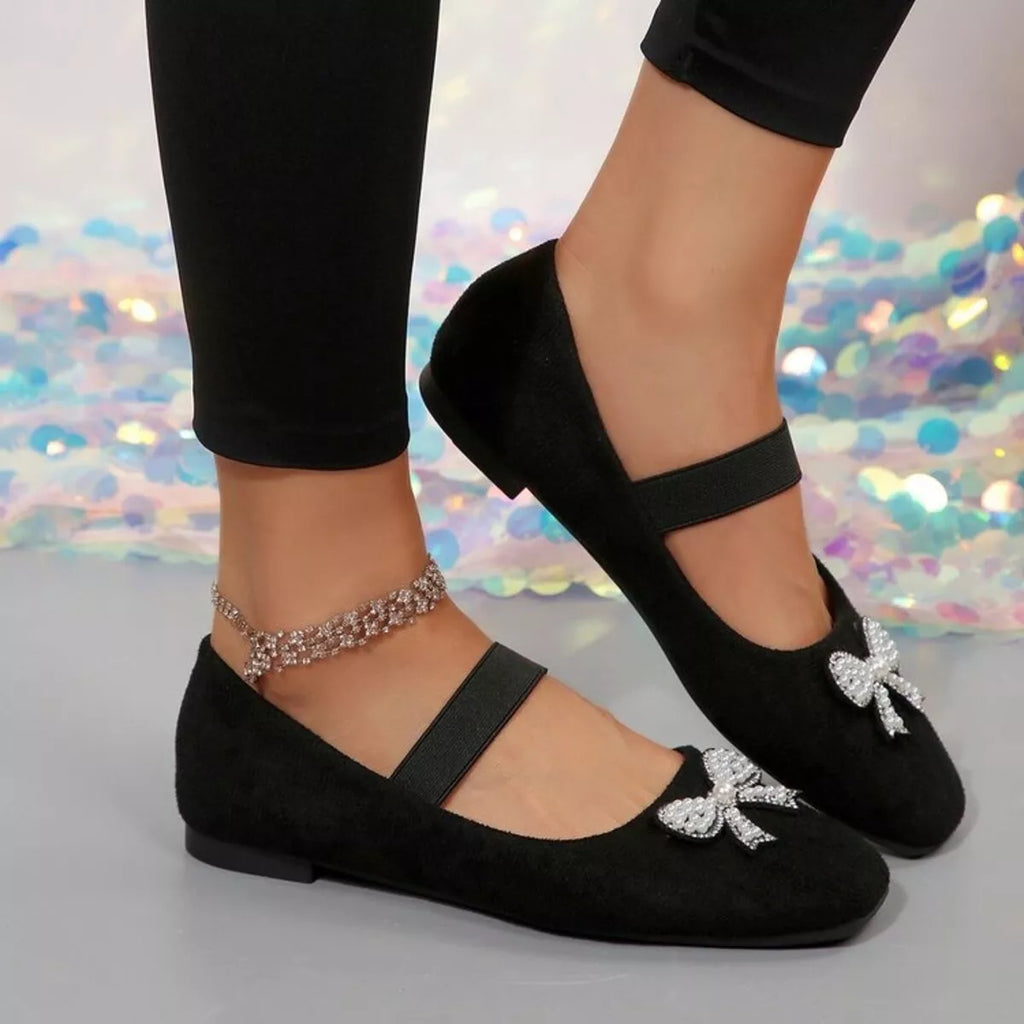 Shopimist square toe flats slip-ons with sleek design, featuring a modern square toe and comfortable slip-on style for everyday wear.