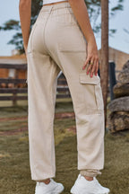 Blue denim long jeans with front pockets from Plush Fashion Shop, styled with a casual fit and classic stitching details.