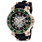 Seapro Men's Seaway watch with black dial, stainless steel band, and silver-tone case, stylish and durable timepiece.