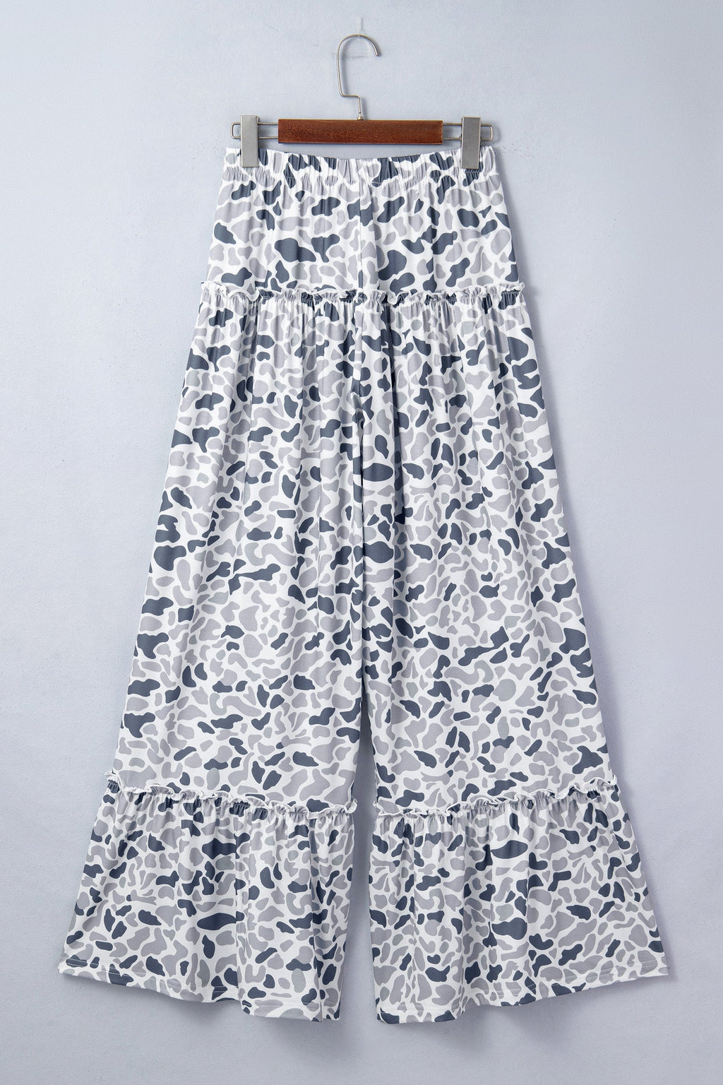 Hope Wide Leg Casual Pants by Threaded Pear, stylish beige culottes with a relaxed fit and wide-leg design.