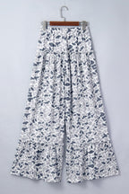 Hope Wide Leg Casual Pants by Threaded Pear, stylish beige culottes with a relaxed fit and wide-leg design.