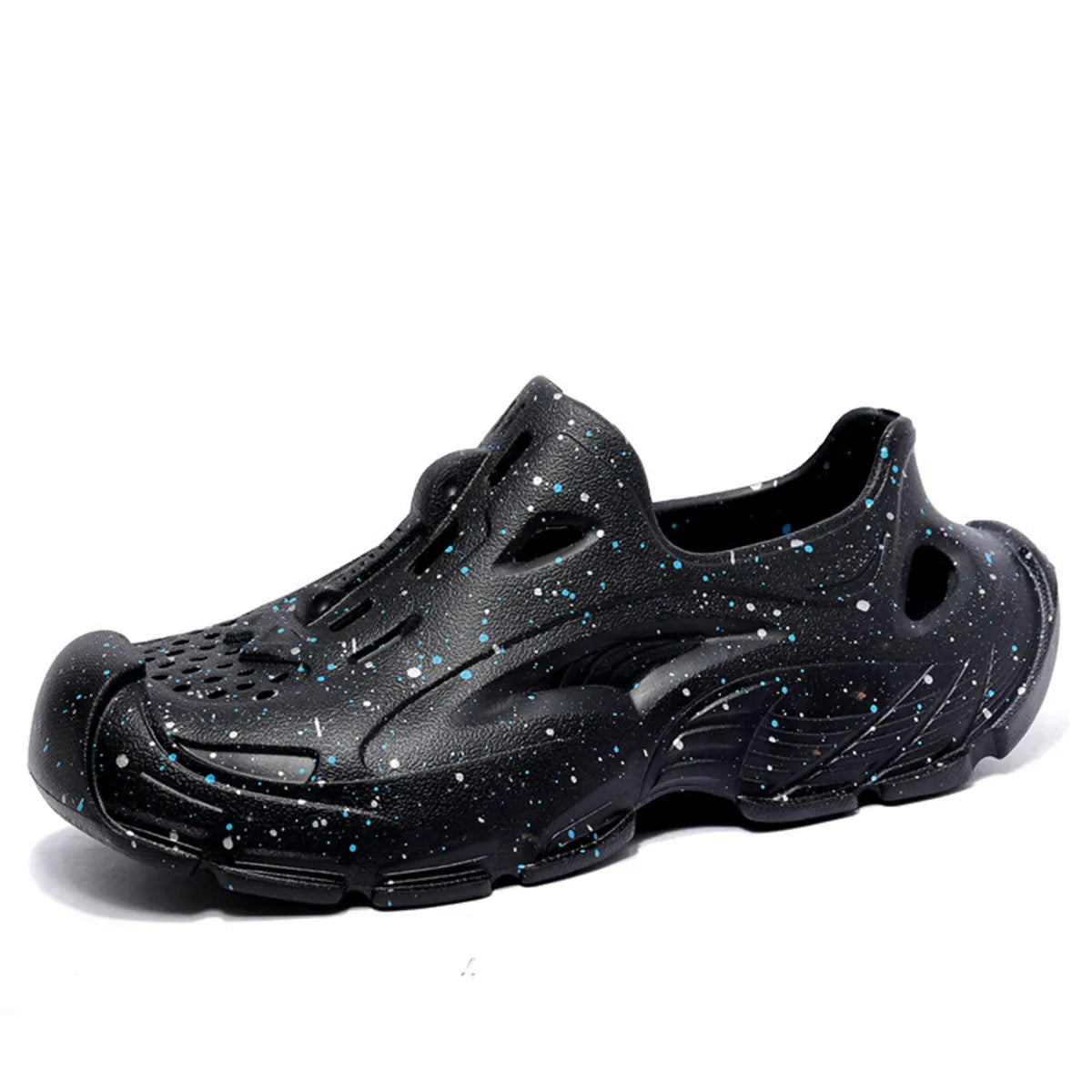 Men's round toe sandals by Trendsi featuring leather straps and a comfortable flat sole, ideal for casual summer wear.