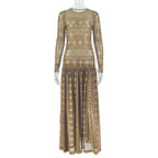 Elegant women's waist-cinching A-line skirt by Plush Fashion Hub, featuring a slightly sheer, retro-inspired design.