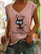 Women's V-neck printed short sleeve T-shirt by Plush Fashion Hub in various colors, loose fit, lightweight fabric, casual style.