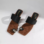 Shopimist toe loop block heel sandals with ankle straps and open toe design, stylish footwear for summer or casual wear.