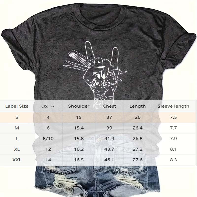 Casual FitiqueFit crew neck T-shirt with short sleeves, featuring a simple print design, perfect for everyday casual wear.