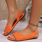 Open toe slide sandals by Trendsi featuring a comfortable slip-on shoe design with a stylish open toe and minimalist look.