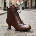 Women’s Dopamine Girl short boots in comic-con style winter footwear with plush details by Plush Fashion Hub.