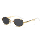 Small foldable light-tinted sunglasses for women by FitiqueFit, featuring a stylish luxury eyewear design.