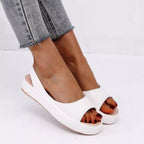 Shopimist peep toe platform sandals with open toe design, chunky heel, and stylish straps, perfect for summer fashion.