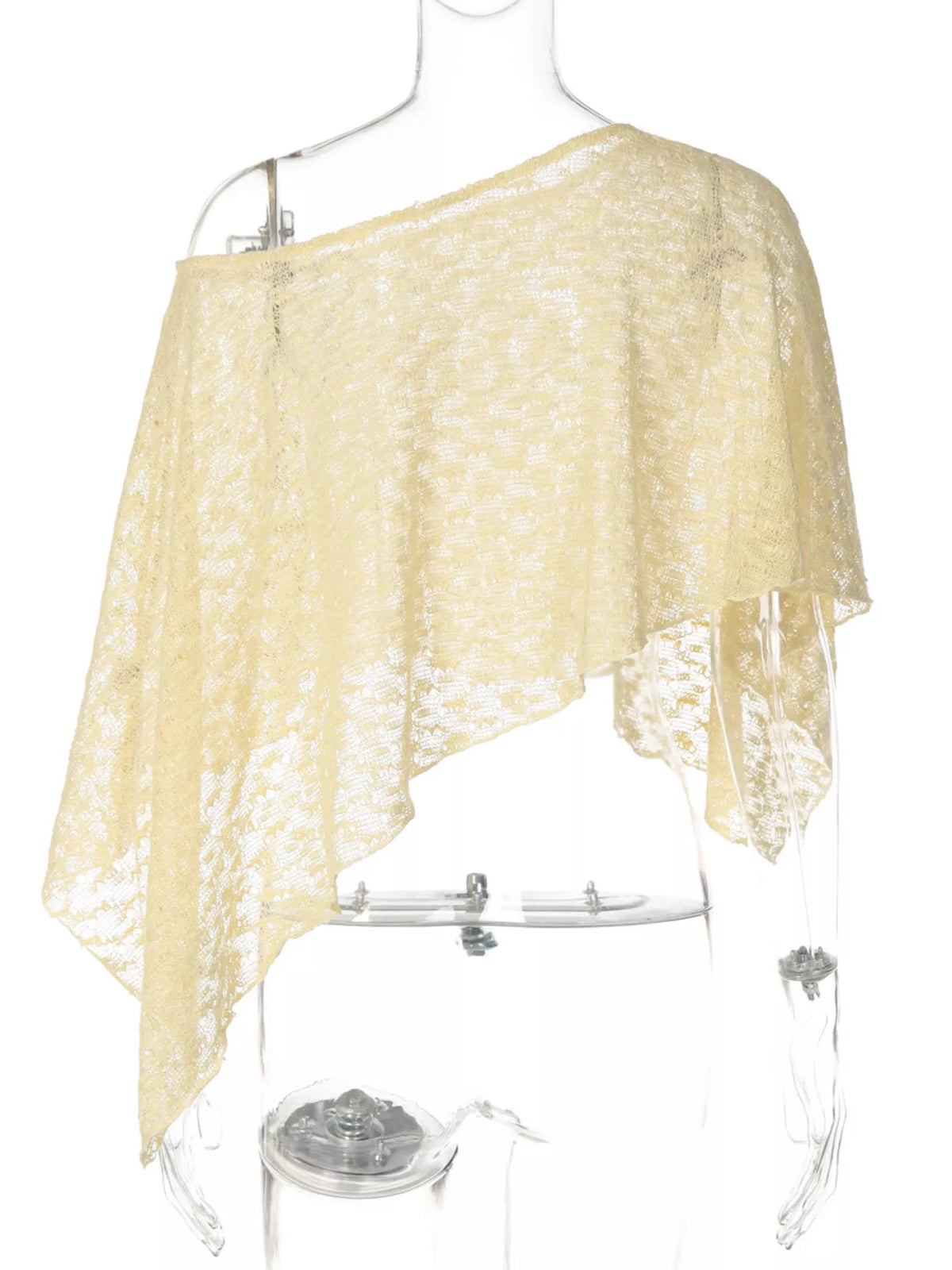 Long sleeve one-shoulder cover-up from Plush Fashion Hub, featuring a stylish design and lightweight fabric for beach or resort wear.