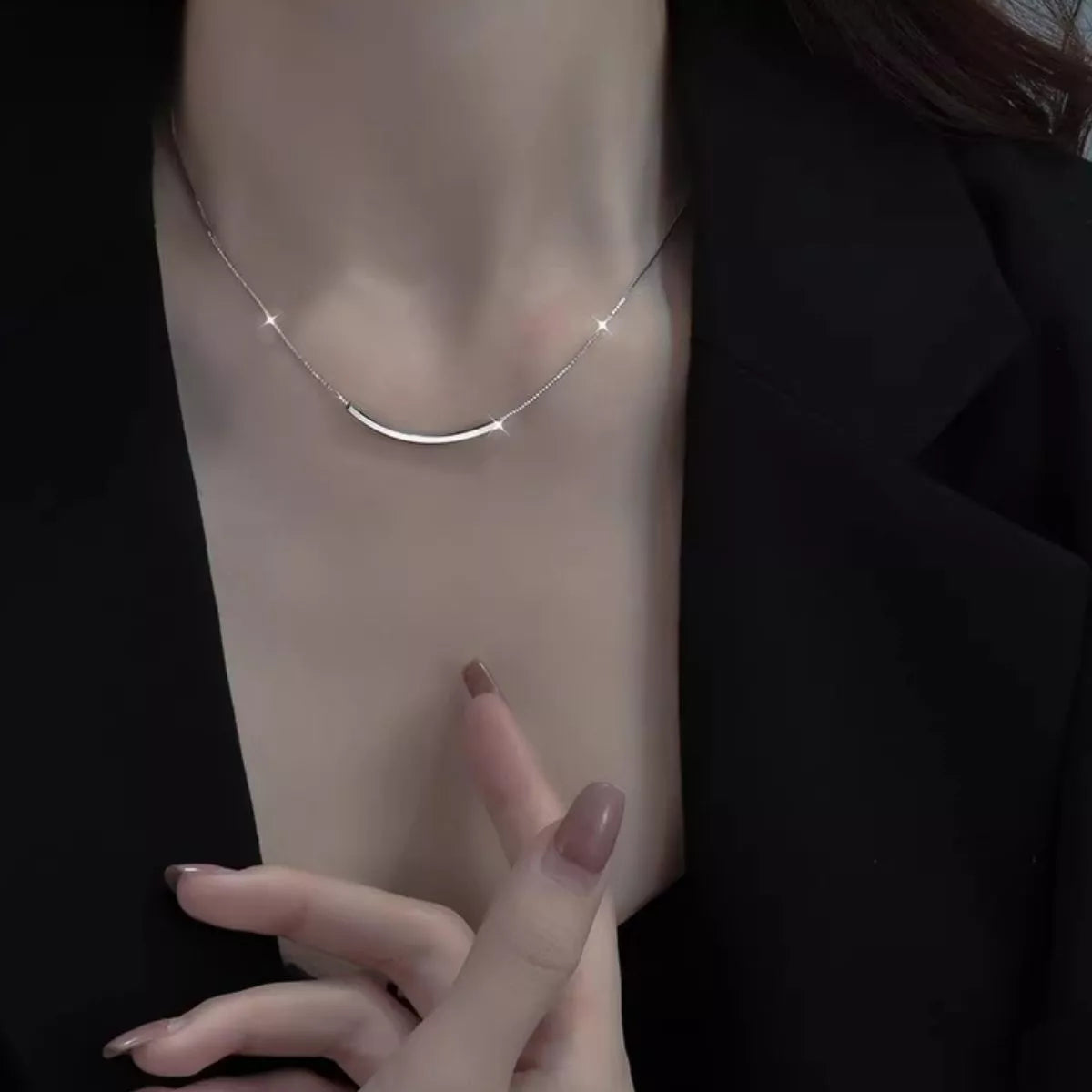 Sterling silver chain necklace from Shopimist featuring a sleek, polished design with a secure clasp.