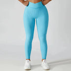 Seamless yoga set including jacket, sports bra, and leggings by Plush Fashion Hub, designed for activewear and workout comfort.