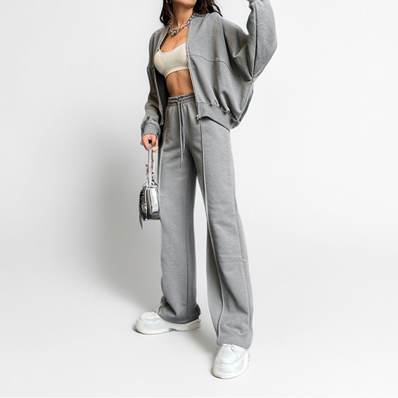 Relaxed Tie-Waist Lounge Pants