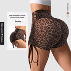 FitiqueFit seamless peach-butts high-waist yoga leggings for women, 3/4 length fitness leggings with a smooth, snug fit.